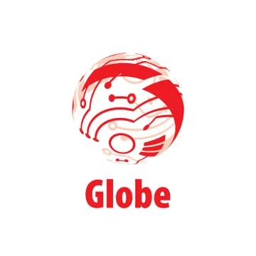 Vector logo globe Stock Illustration