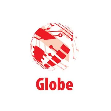 Vector logo globe Stock Illustration
