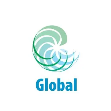 Vector logo globe Stock Illustration
