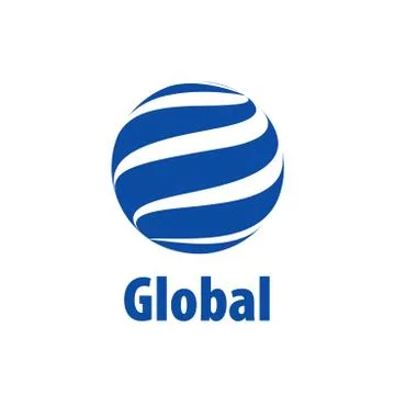 Vector logo globe Stock Illustration