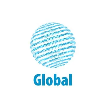 Vector logo globe 스톡 일러스트