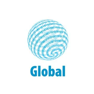 Vector logo globe Illustrazione stock