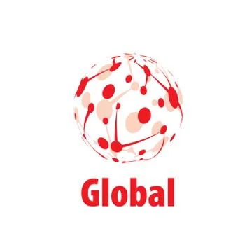 Vector logo globe Illustrazione stock