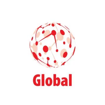 Vector logo globe Stock Illustration