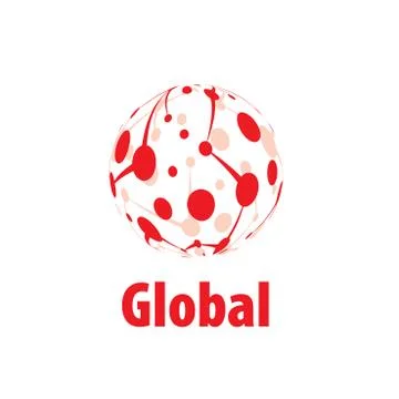 Vector logo globe Illustrazione stock