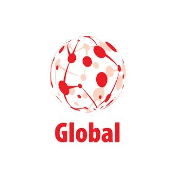 Vector logo globe Illustrazione stock