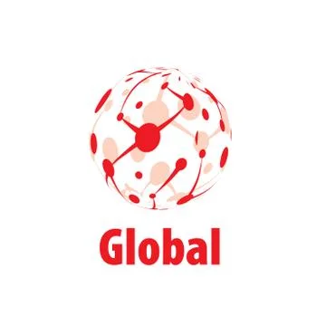 Vector logo globe Stock Illustration