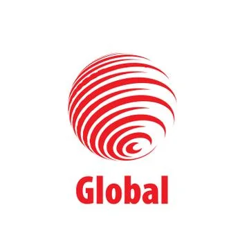 Vector logo globe Stock Illustration