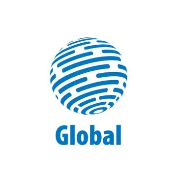 Vector logo globe 스톡 일러스트