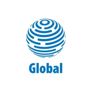 Vector logo globe 스톡 일러스트