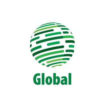 Vector logo globe Illustrazione stock