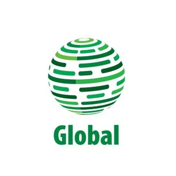 Vector logo globe Illustrazione stock