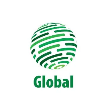 Vector logo globe Stock Illustration