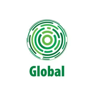 Vector logo globe Stock Illustration