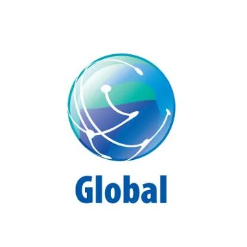 Vector logo globe イラスト素材