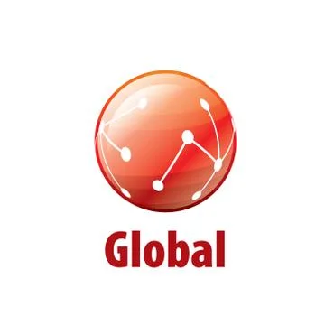 Vector logo globe Illustrazione stock