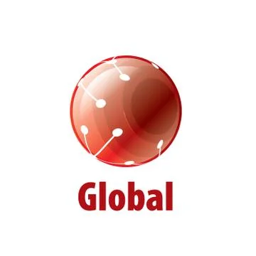 Vector logo globe Illustrazione stock