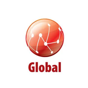 Vector logo globe Illustrazione stock