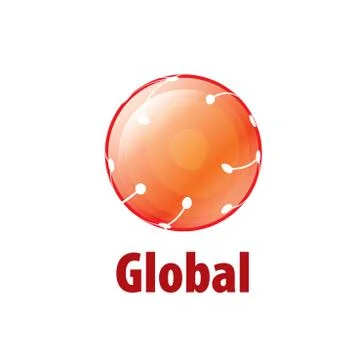 Vector logo globe Illustrazione stock