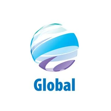 Vector logo globe Illustrazione stock