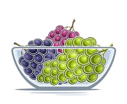 Vector logo for Grape Stock Illustration