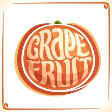 Vector logo for Grapefruit Stock Illustration