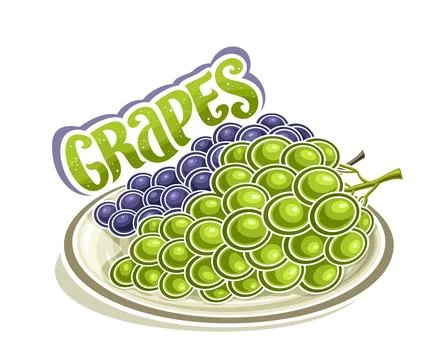 Vector logo for Grapes Stock Illustration