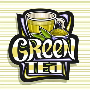 Vector logo for Green Tea Stock Illustration