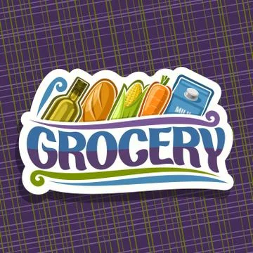 Vector logo for Grocery Store Stock-Illustration