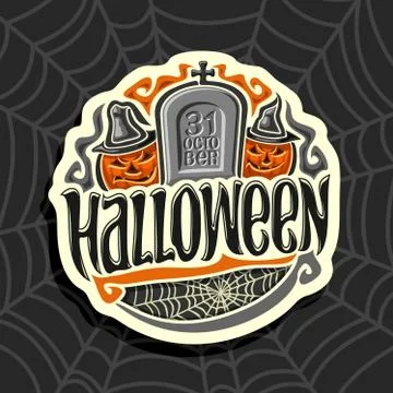 Vector logo for Halloween Stock Illustration