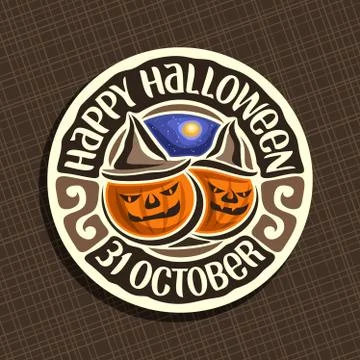 Vector logo for Halloween Stock Illustration