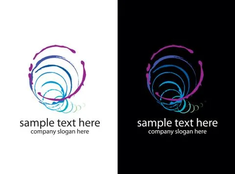 Vector logo handmade soap bubbles Stock Illustration