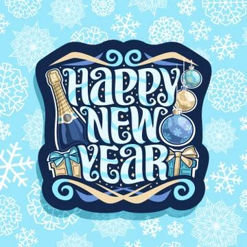 Vector logo for Happy New Year Stock-Illustration