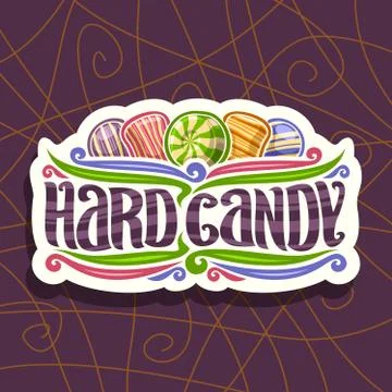 Vector logo for Hard Candy Stock Illustration
