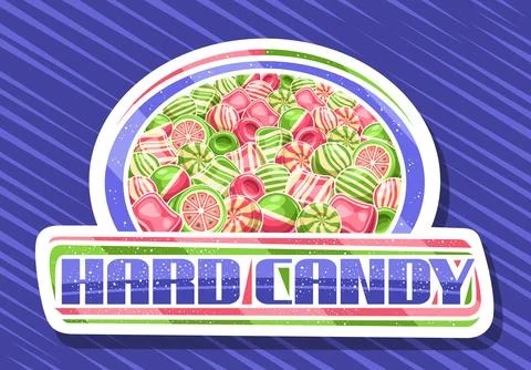 Vector logo for Hard Candy Stock Illustration