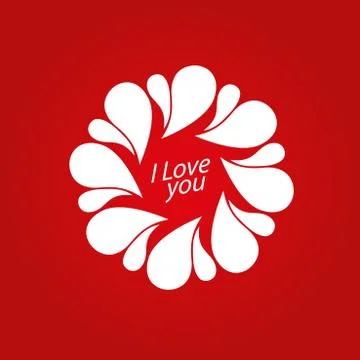 Vector logo heart Stock Illustration