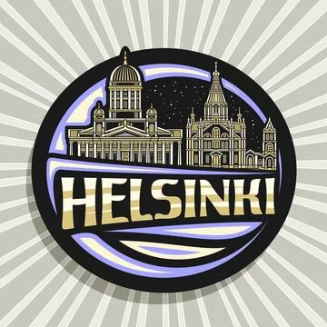 Vector logo for Helsinki Stock Illustration