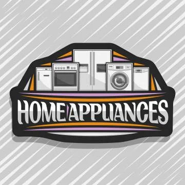 Vector logo for Home Appliances Stock Illustration