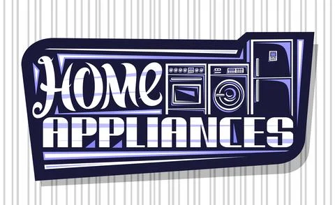 Vector logo for Home Appliances Stock Illustration