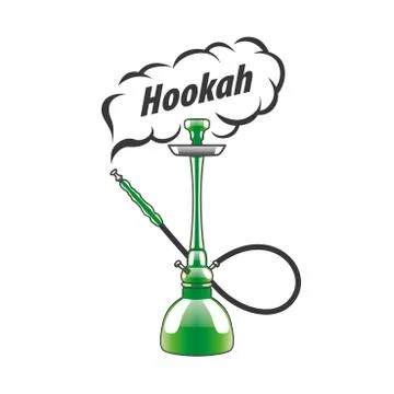 Vector logo hookah Stock Illustration