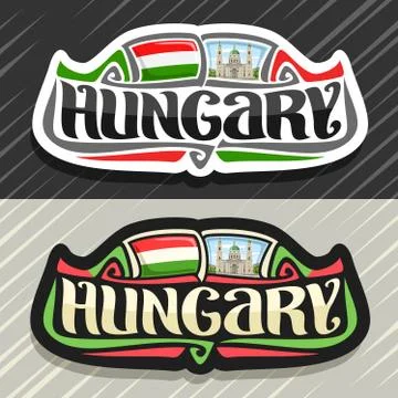 Vector logo for Hungary Stock Illustration