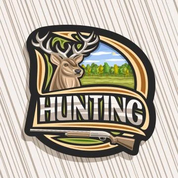 Vector logo for Hunting Stock Illustration