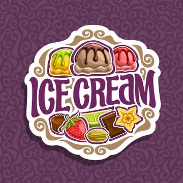 Vector logo for Ice Cream Stock Illustration