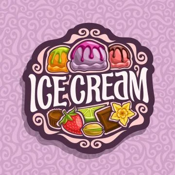 Vector logo for Ice Cream Stock Illustration