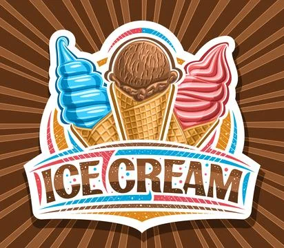 Vector logo for Ice Cream Stock Illustration