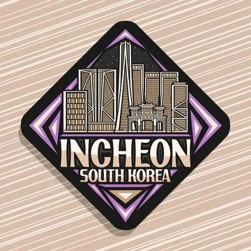 Vector logo for Incheon Stock Illustration