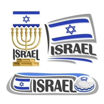 Vector logo for Israel Stock Illustration