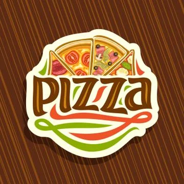 Vector logo for Italian Pizza Stock Illustration