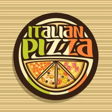 Vector logo for Italian Pizza Stock Illustration