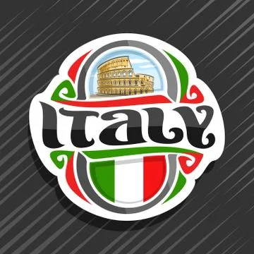 Vector logo for Italy Stock Illustration